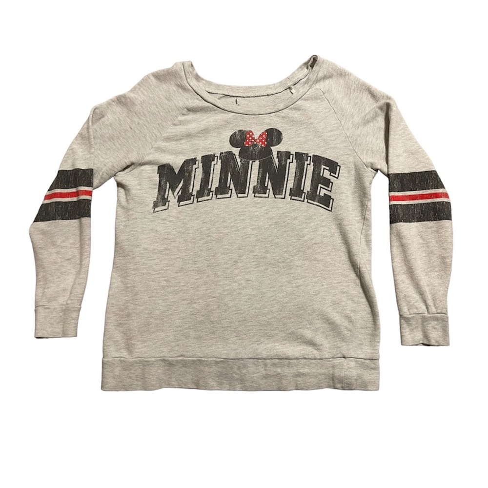 Disney Parks Women’s Minnie Mouse Pullover Sweatshirt Size M - Picture 1 of 6